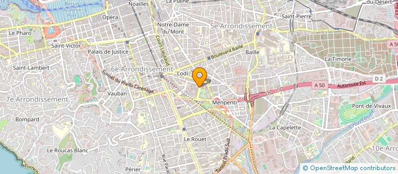 localisation de l'entreprise SCI SAUVAN à MARSEILLE