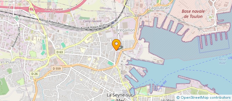 localisation de l'entreprise SCI SAUVAT à LA SEYNE-SUR-MER