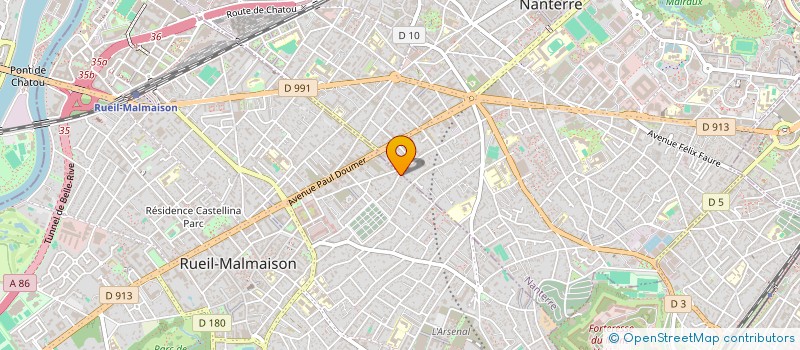 localisation de l'entreprise SCI SAUVEGRAIN MACMAHON à RUEIL-MALMAISON