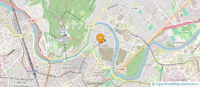 localisation de l'entreprise SCI SAUVEJUNTE à GRENOBLE