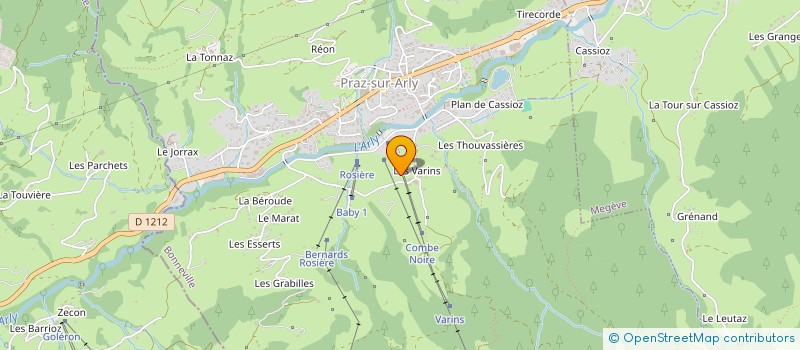 localisation de l'entreprise SCI SAUVEN  PRAZ-SUR-ARLY