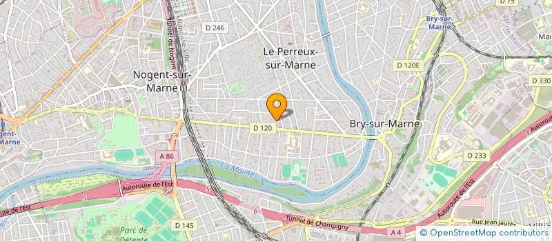 localisation de l'entreprise SCI SAUVEUR  LE PERREUX-SUR-MARNE