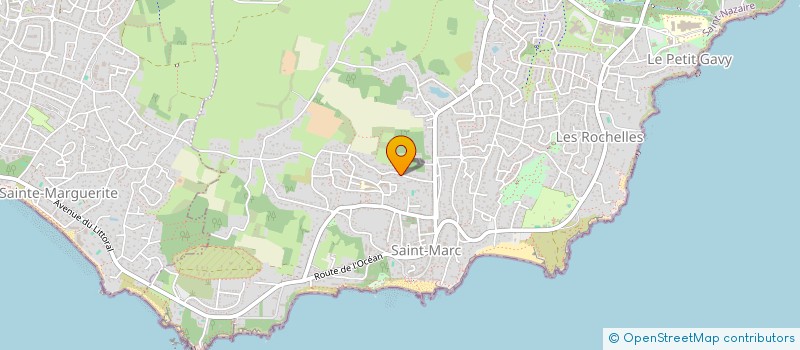 localisation de l'entreprise SCI SAUVIPAN  SAINT-NAZAIRE