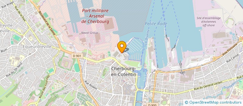 localisation de l'entreprise SCI SAUXMARAIS à CHERBOURG-EN-COTENTIN