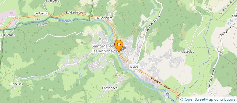 localisation de l'entreprise SCI SAUZEAT à SAINT-MARCEL-LES-ANNONAY