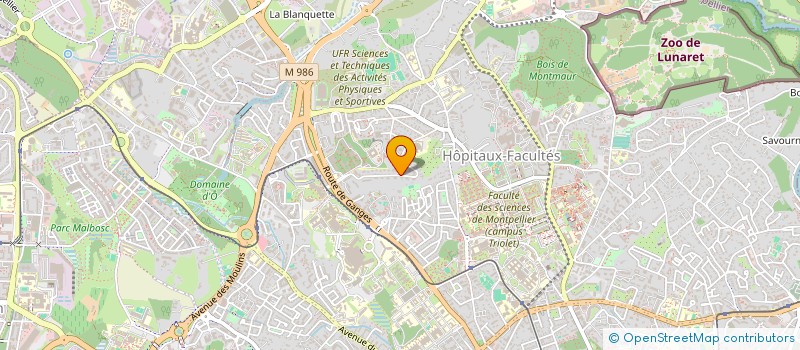 localisation de l'entreprise SCI SAUZEDE à MONTPELLIER