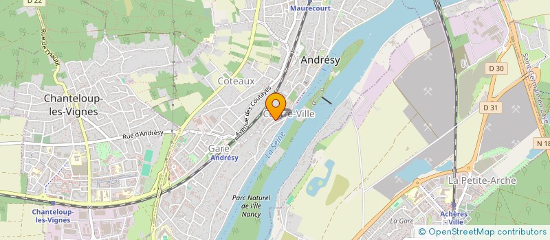 localisation de l'entreprise SCI SAUZELLE  ANDRESY