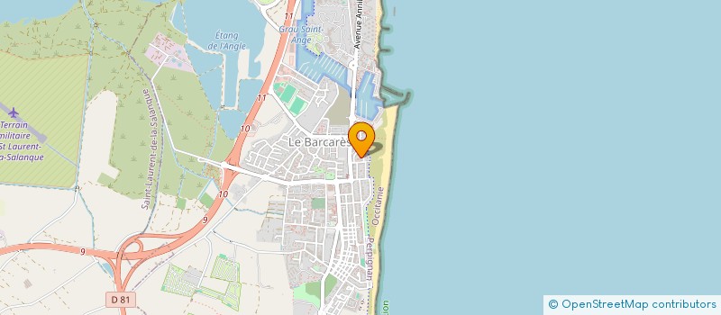 localisation de l'entreprise SCI SAVA  LE BARCARES