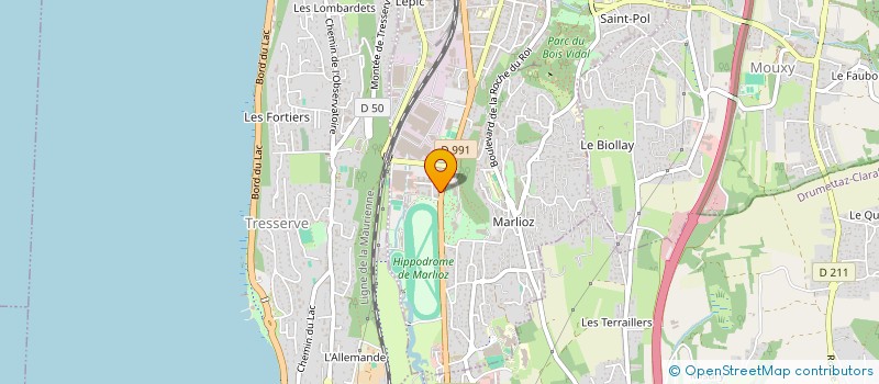 localisation de l'entreprise SCI SAVA  AIX-LES-BAINS