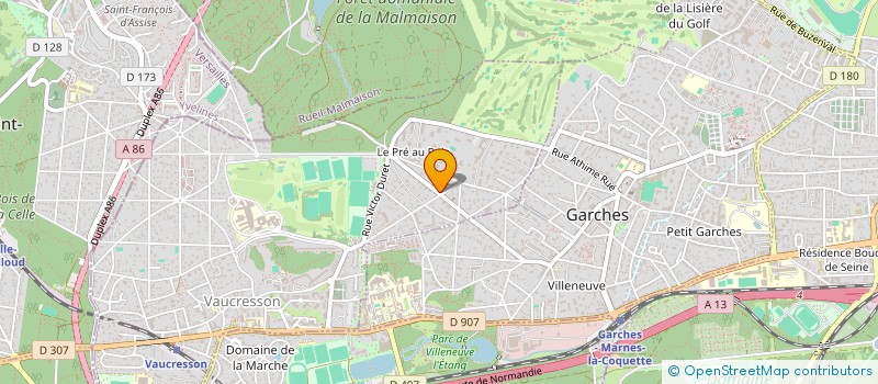 localisation de l'entreprise SCI SAVABEA à VAUCRESSON