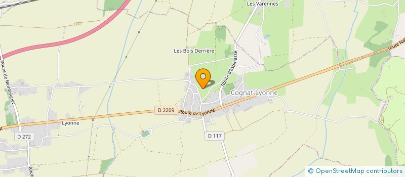 localisation de l'entreprise SCI SAVADORIA  BROUT-VERNET