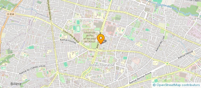 localisation de l'entreprise SCI SAVAJENIAL à PAU
