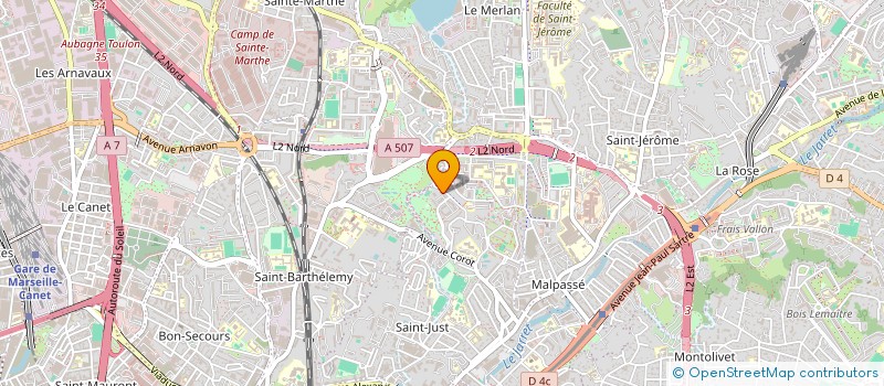 localisation de l'entreprise SCI SAVAJOL à MARSEILLE 13EME