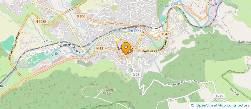 localisation de l'entreprise SCI SAVAJOLS  MENDE