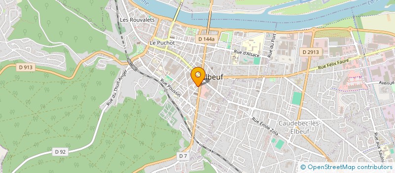 localisation de l'entreprise SCI SAVALOIS  ELBEUF