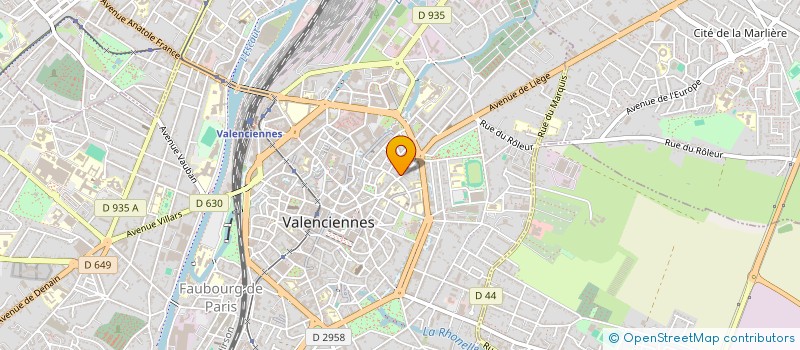 localisation de l'entreprise SCI SAVANA à VALENCIENNES