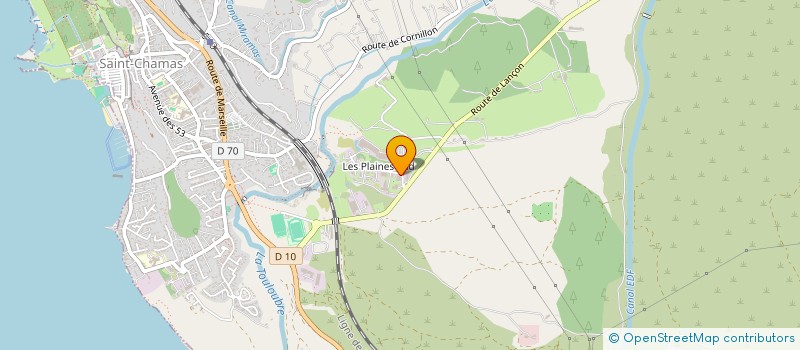 localisation de l'entreprise SCI SAVANAH  SAINT CHAMAS