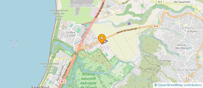 localisation de l'entreprise SCI SAVANNA 2 à SAINT-PAUL