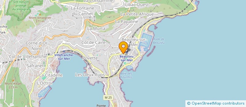 localisation de l'entreprise SCI SAVANNAH à BEAULIEU-SUR-MER