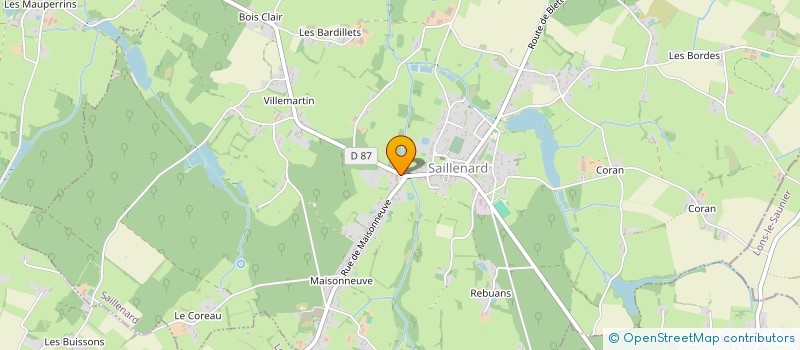 localisation de l'entreprise SCI SAVARD  SAILLENARD