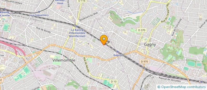 localisation de l'entreprise SCI SAVART à VILLEMOMBLE