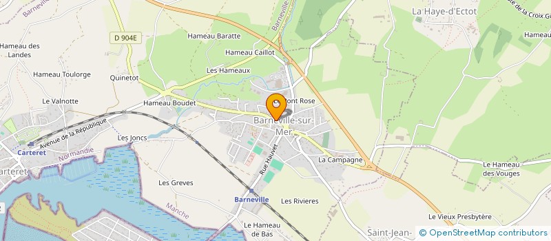 localisation de l'entreprise SCI SAVARY à BARNEVILLE-CARTERET