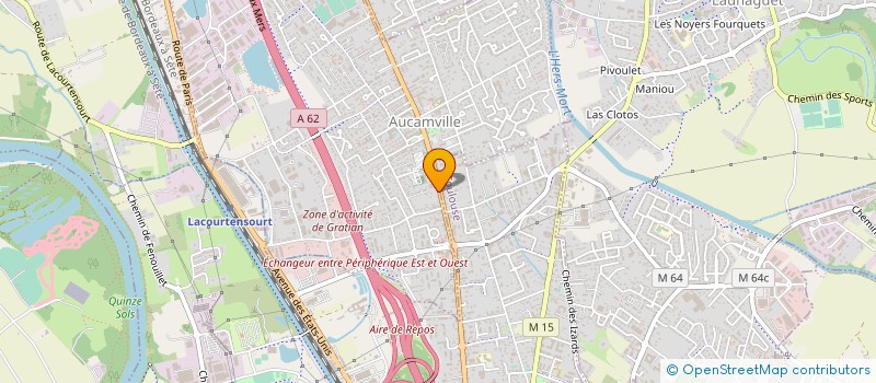 localisation de l'entreprise SCI SAVARZEIX FRERES à AUCAMVILLE