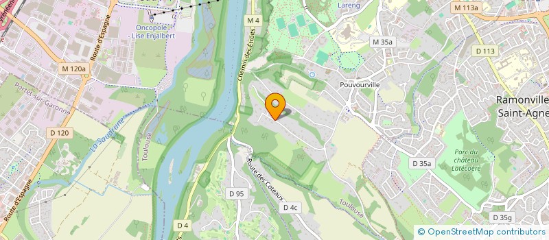 localisation de l'entreprise SCI SAVE à TOULOUSE