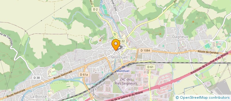 localisation de l'entreprise SCI SAVEL  MONTLUEL