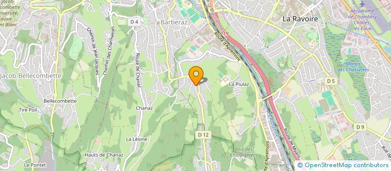 localisation de l'entreprise SCI SAVELOX  LA RAVOIRE