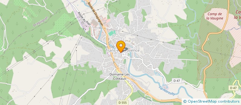 localisation de l'entreprise SCI SAVERIA à TRANS-EN-PROVENCE