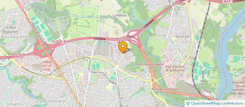 localisation de l'entreprise SCI SAVERNE à NANTES