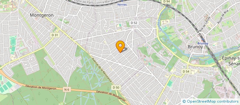 localisation de l'entreprise SCI SAVERNIER  YERRES