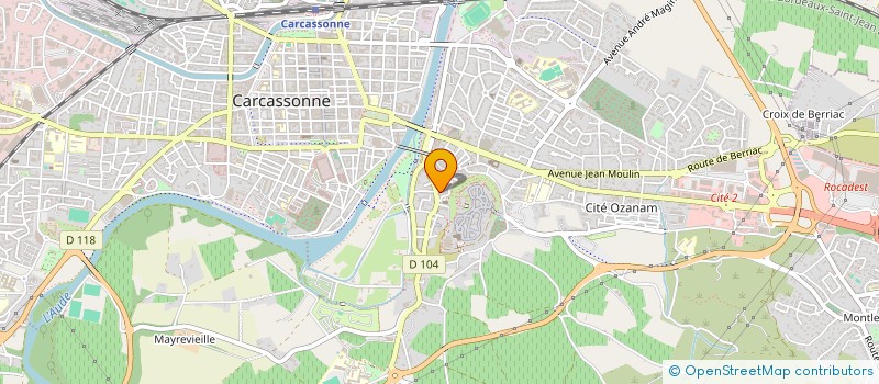 localisation de l'entreprise SCI SAVI à CARCASSONNE