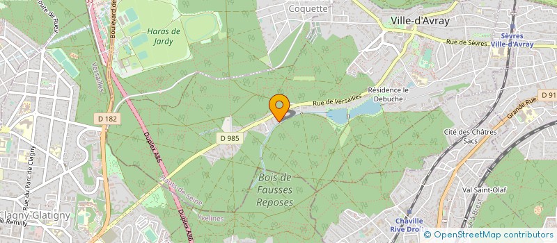 localisation de l'entreprise SCI SAVI  VILLE-D'AVRAY