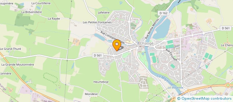 localisation de l'entreprise SCI SAVIA  CHANGE