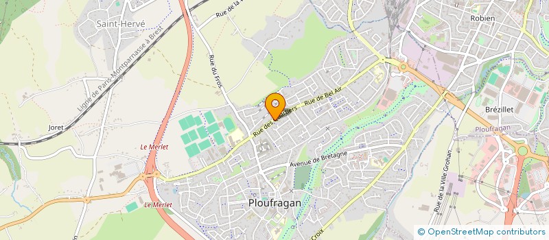 localisation de l'entreprise SCI SAVIDAN  PLOUFRAGAN