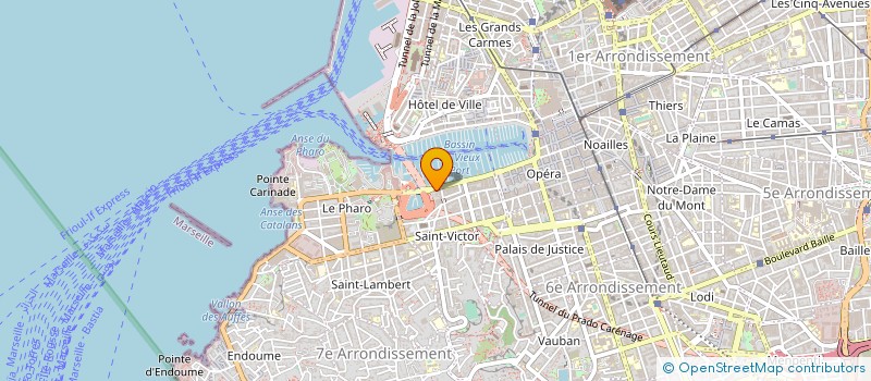 localisation de l'entreprise SCI SAVIGNAC à MARSEILLE