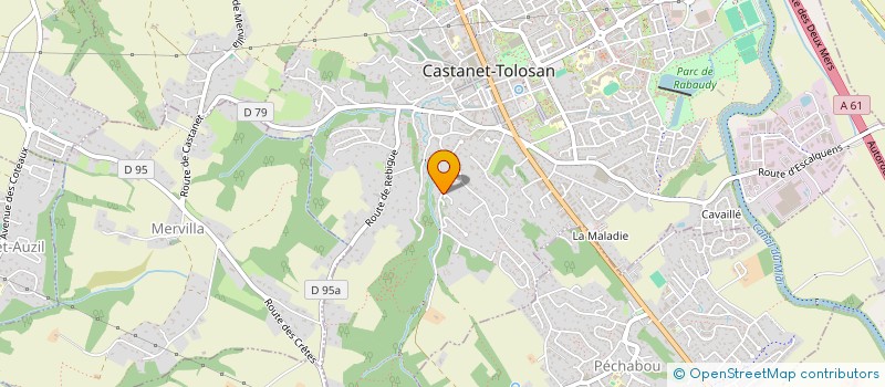 localisation de l'entreprise SCI SAVIGNOL à CASTANET-TOLOSAN