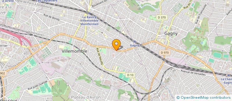 localisation de l'entreprise SCI SAVIGNY  VILLEMOMBLE