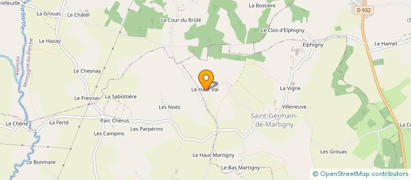 localisation de l'entreprise SCI SAVIGNY à COURGEOUT