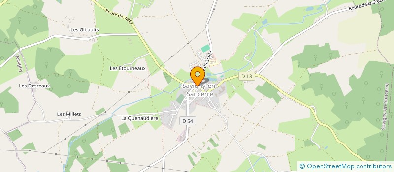 localisation de l'entreprise SCI SAVIGNY VAL DE LOIRE  SAVIGNY-EN-SANCERRE