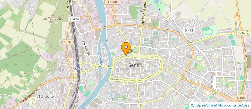 localisation de l'entreprise SCI SAVIN à SENS