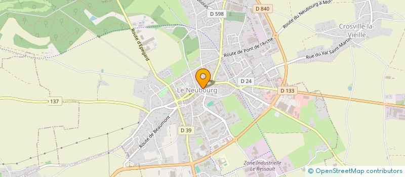 localisation de l'entreprise SCI SAVIN  LE NEUBOURG