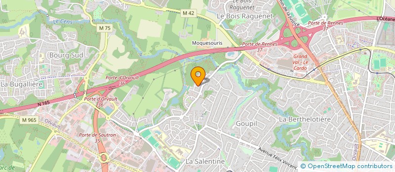 localisation de l'entreprise SCI SAVINA YACAPIBARO à ORVAULT