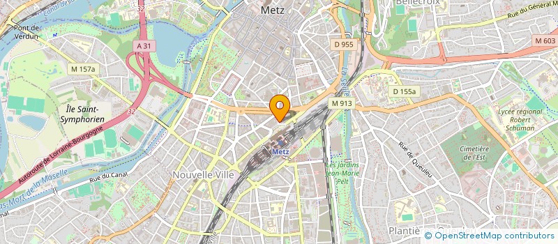 localisation de l'entreprise SCI SAVINE 3A  METZ