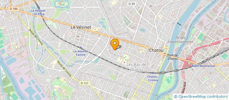 localisation de l'entreprise SCI SAVINE  CHATOU