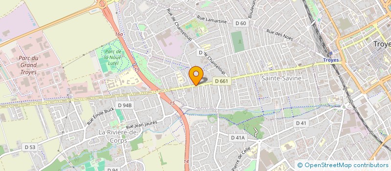 localisation de l'entreprise SCI SAVINIENNE  SAINTE SAVINE