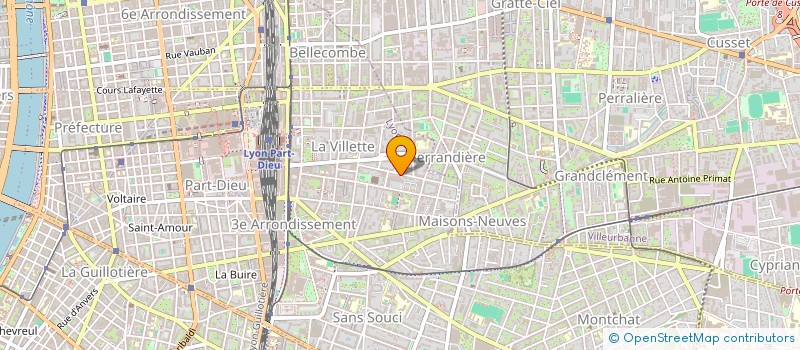 localisation de l'entreprise SCI SAVIOLI  LYON