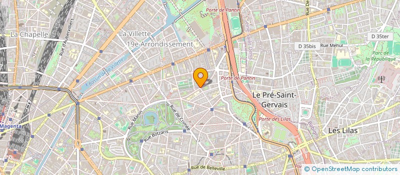 localisation de l'entreprise SCI SAVION  PARIS